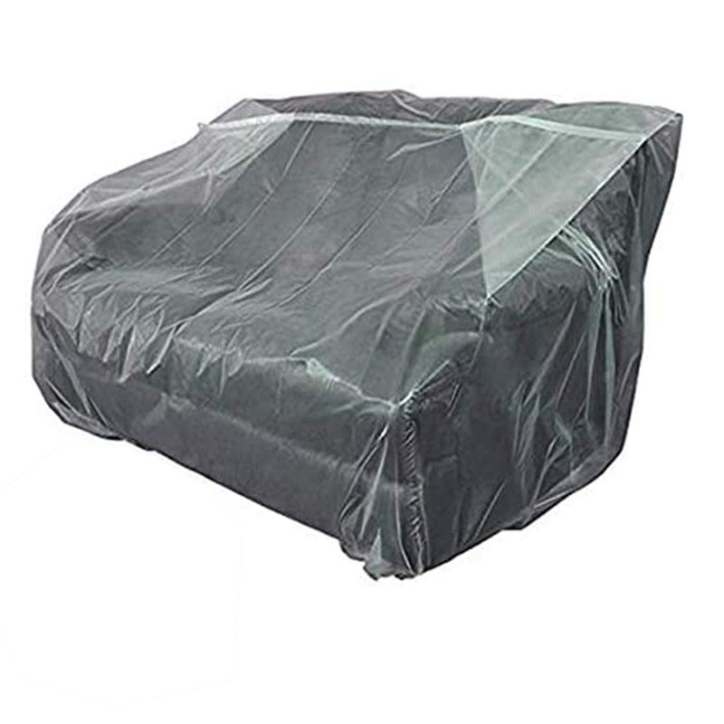 STARTWO Furniture Cover Plastic Couch Cover Heavy Duty Water Resistant Thick Clear | Sofa Slipover for Moving and Long Term Storage 42 (Width) x 68 (Depth) x 42""(Height) - Image 1